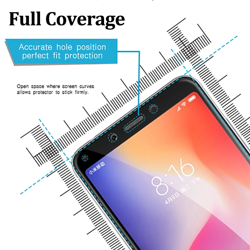 Protective Glass On Ksiomi Redmi 6A Note 6 Pro Screen Protector For Xiaomi Readmi A6 Note6 6Pro A Safety Verre Xiomi Tremp Glas | Мобильные