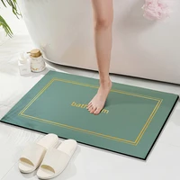luxury super absorbent floor mat quick drying bathroom rug oil proof anti slip floor carpet washable entrance door mat shower