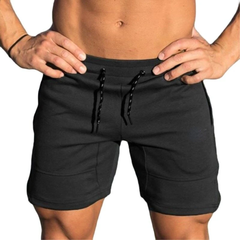 

Summer Muscle Fitness Running Shorts New Men's Training Summer Lace-up Casual Multicolor Large Size Sports Fitness Pants