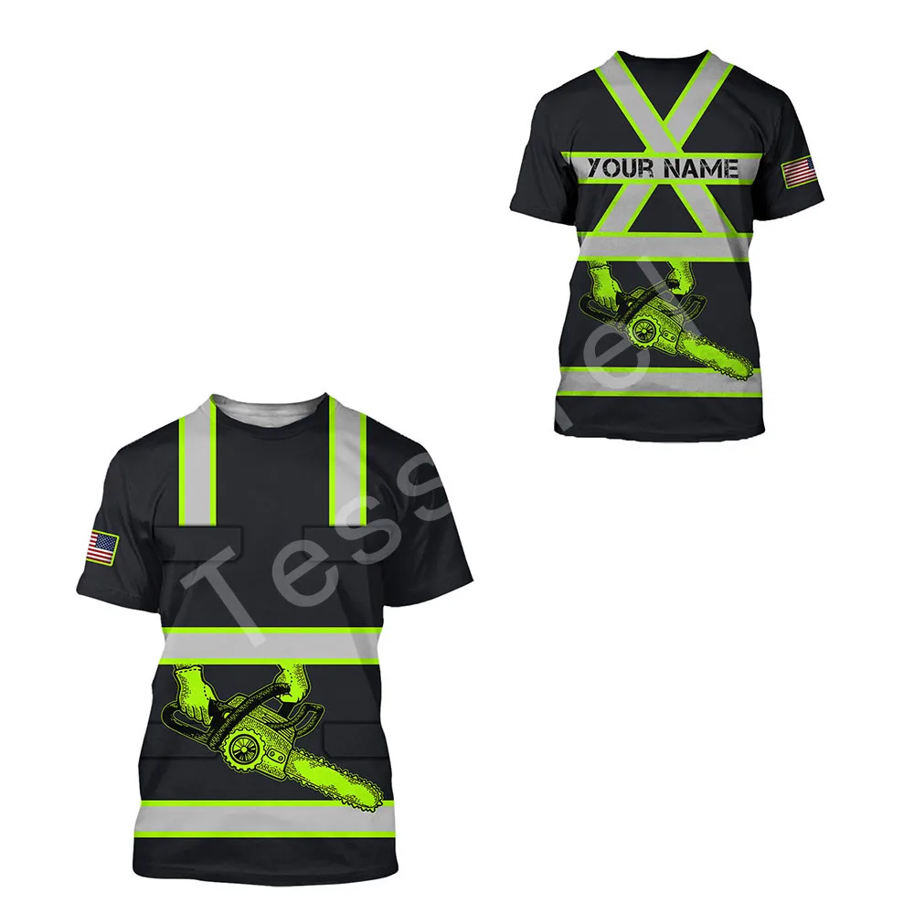 Футболка с 3D-принтом круглым вырезом и коротким рукавом в стиле Харадзюку -