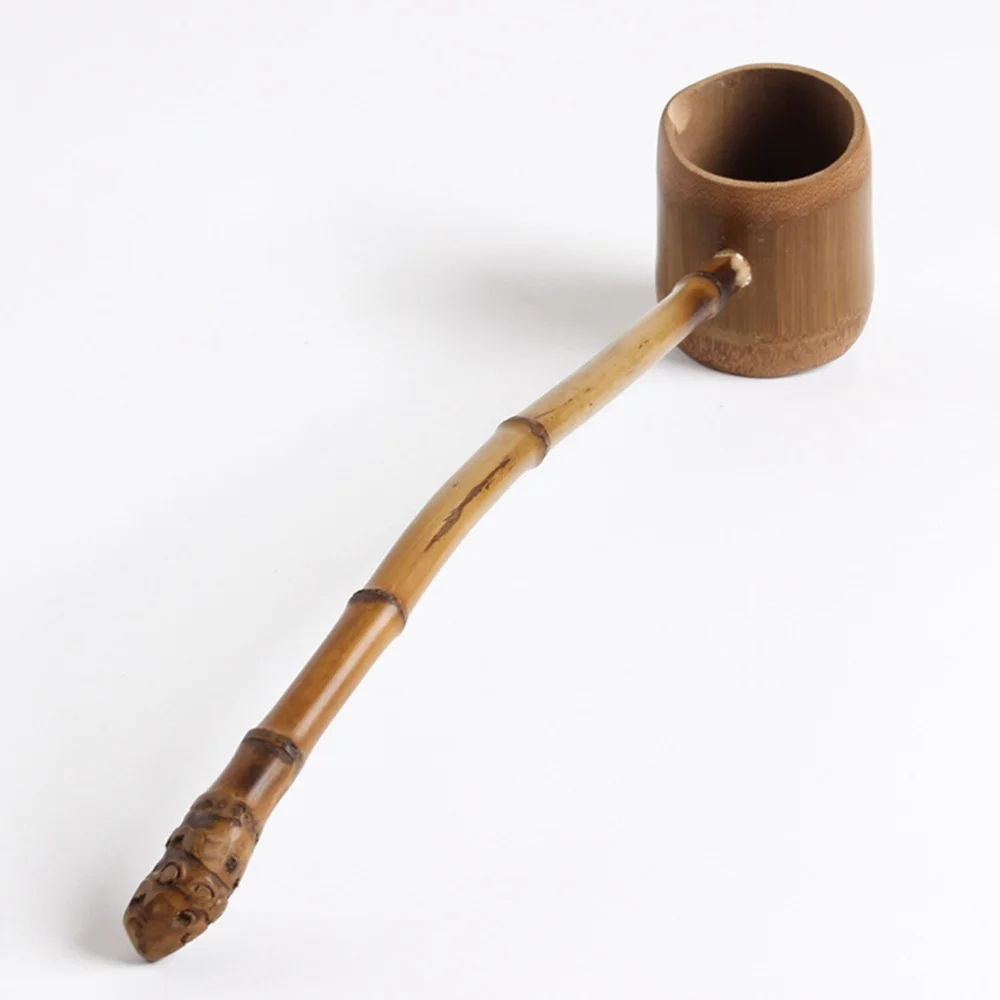 Ложка-половник для воды чайная церемония ванночка с японской ручкой деревянная