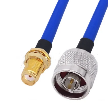 

Blue SMA Female To N Male Connector RG401 Cable Coaxial RF Adapter Jumper Cable 50ohm
