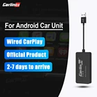 Carlinkit Android авто Apple CarPlay донгл для системы Android автомобильный радиоприемник для автомобиля мультимедийный плеер IOS14 разъем 3,0