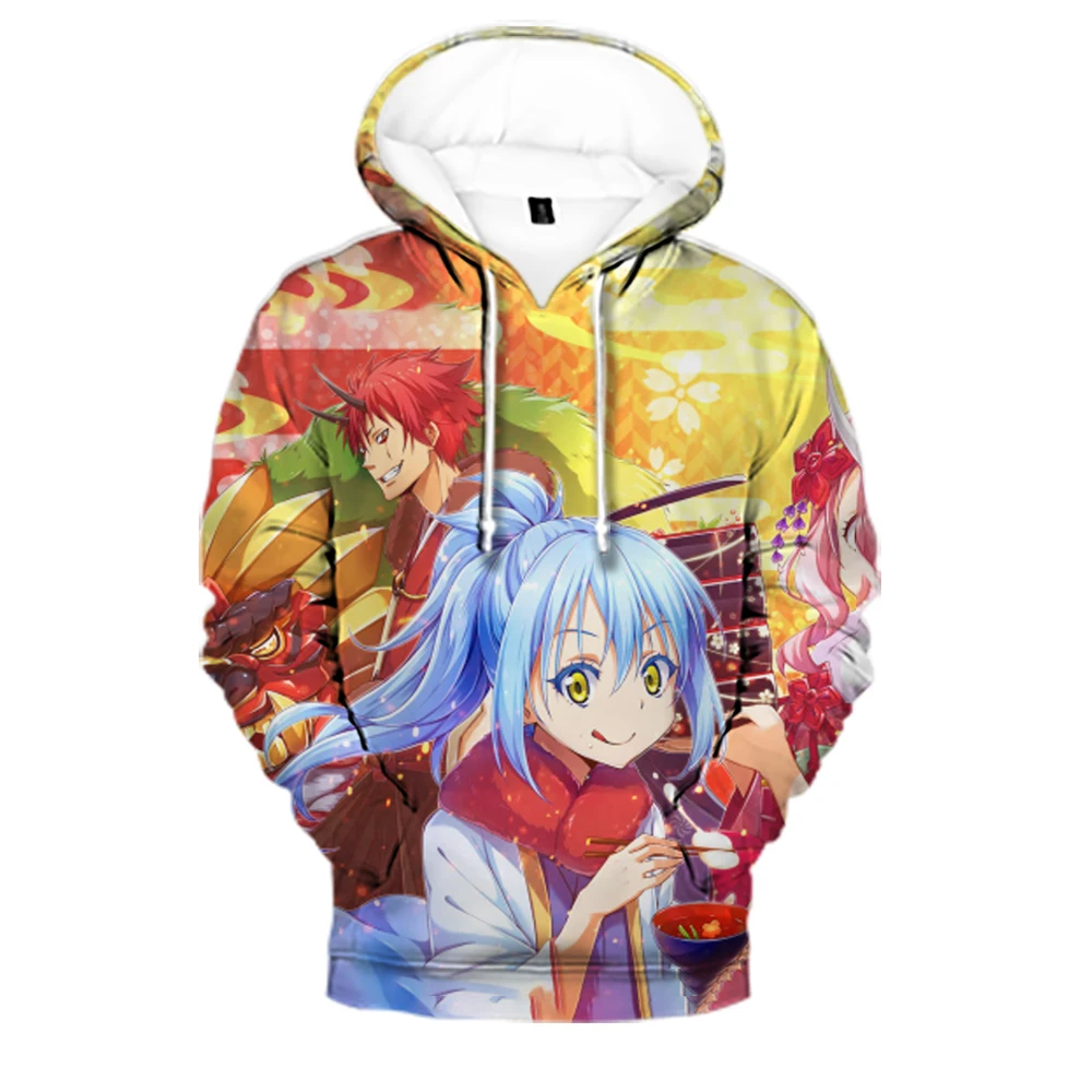

Peculiar That Time I Got Reincarnated as a Slime 3d hoodies Men/women sweatshirt Novelty Autumn Winter Teenage child Cute tops