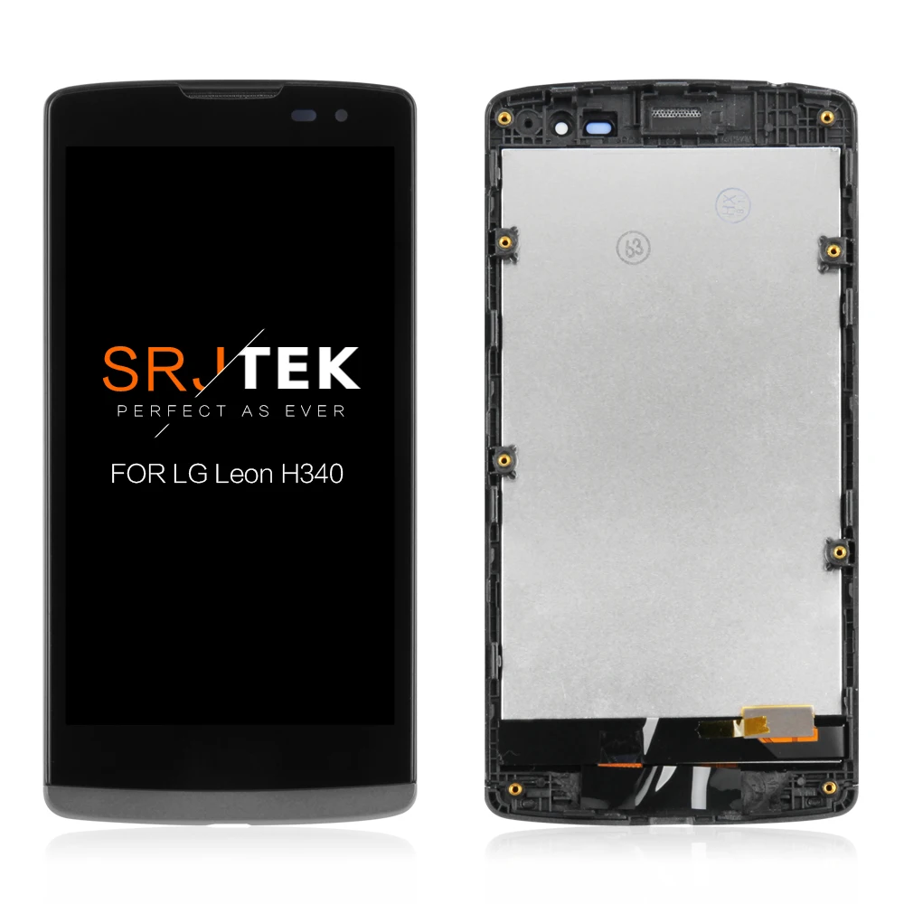 

Original For LG Leon H340 h320 h324 H340N H326 MS345 C50 LCD Display Touch Screen Digitizer Assembly with frame