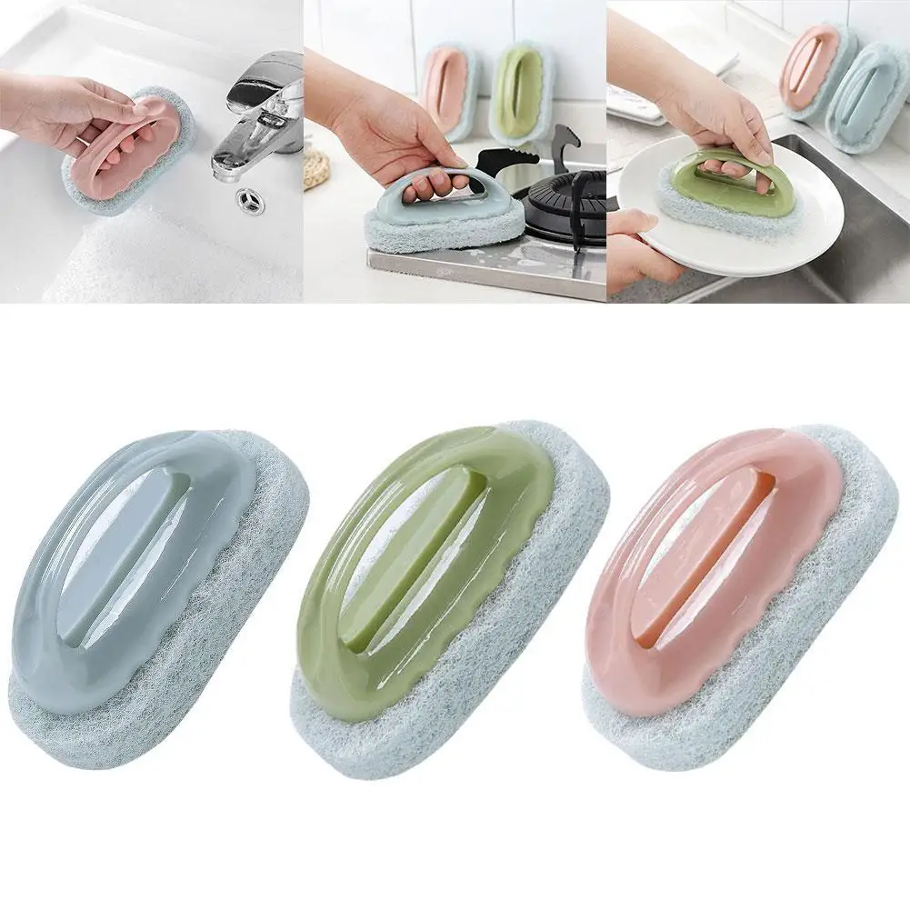 

Губка, щетка для чистки, домашняя кухонная губка, щетка для плиты, щетка с ручкой, губка, чистящая щетка для чистки