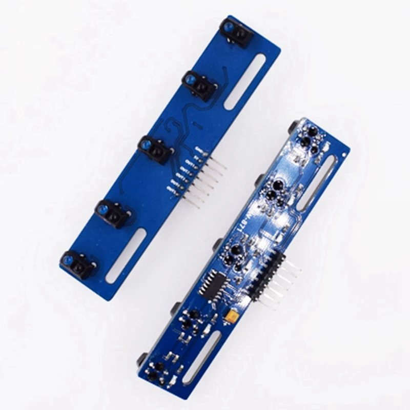 

5-Way Tracking Infrared Sensor 5-Way Tracking Sensor TCRT5000 Obstacle Avoidance Sensor Module for Smart Cars