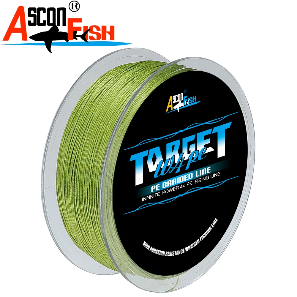 Леска рыболовная плетеная 300 м 4 нити для ловли карпа Полиэтиленовая нить 20LB 60LB 100LB