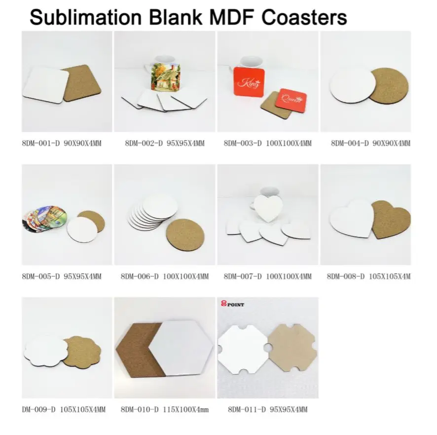 

15pcs/lot DIY sublimation blank MDF Wooden coaster kitchen accessories mat cup bar mug drink pads Captain America Coaster