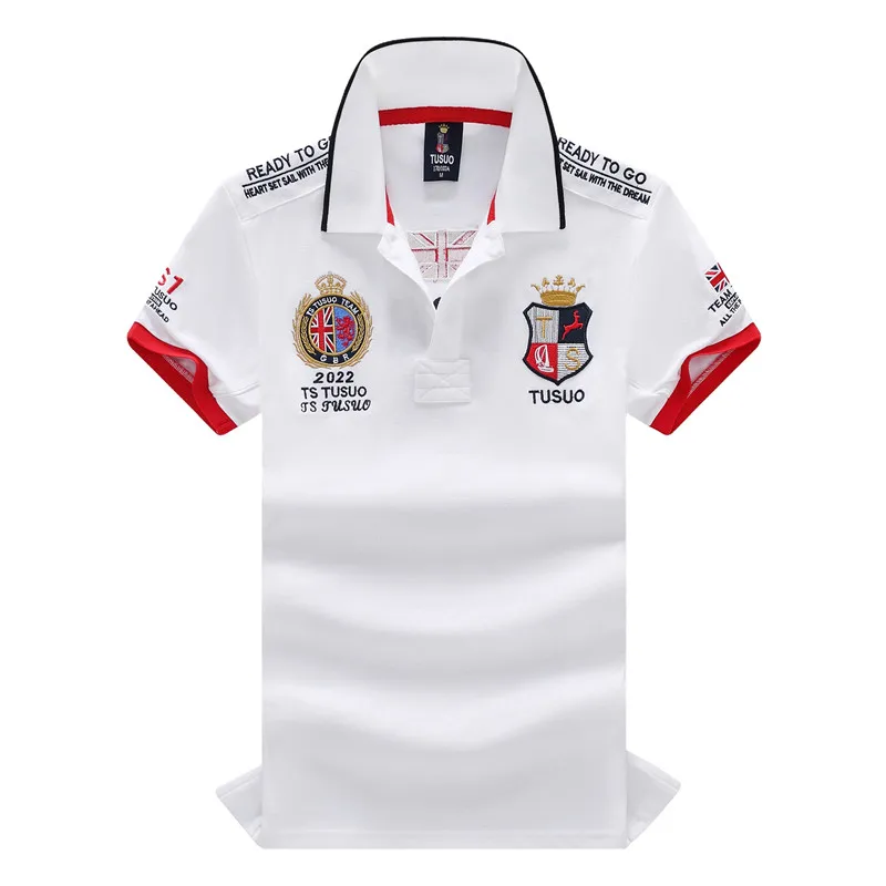 

Free shipping!2022 High Quality Tops&Tees shirts Short Sleeve embroidery Turn-down collar GBR Polo men's T-Shirt