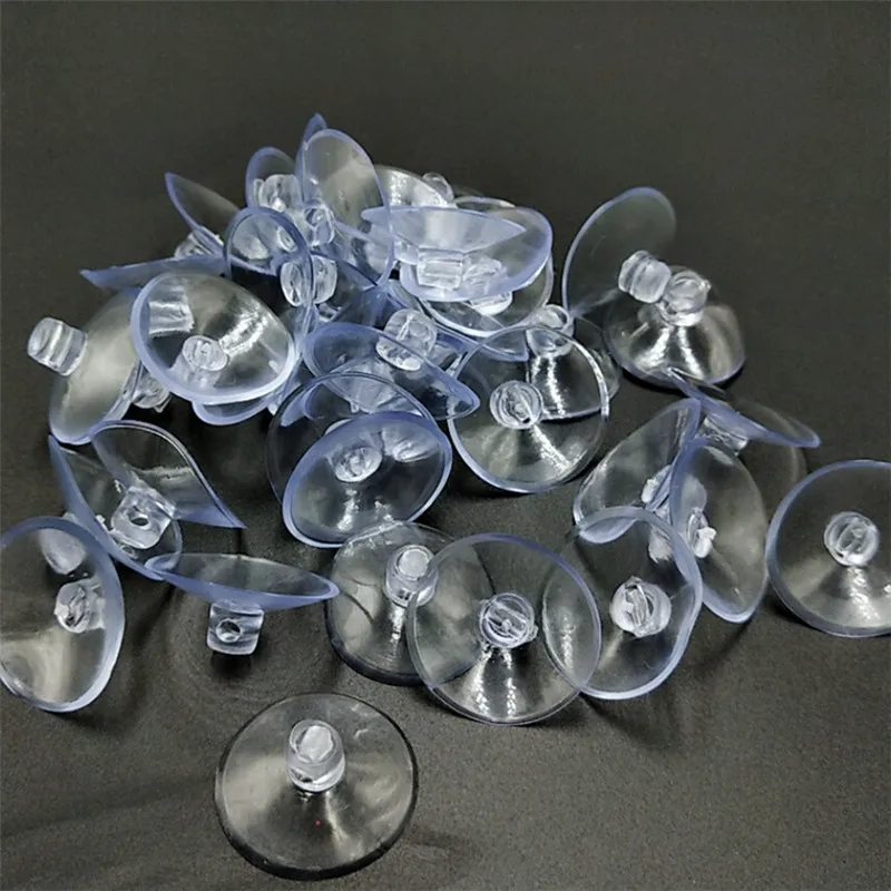 

25mm 15pcs/lot High-end Sucker Suction Cups For Window Glass Tiles Transparent Mushroom head Suckers Cup