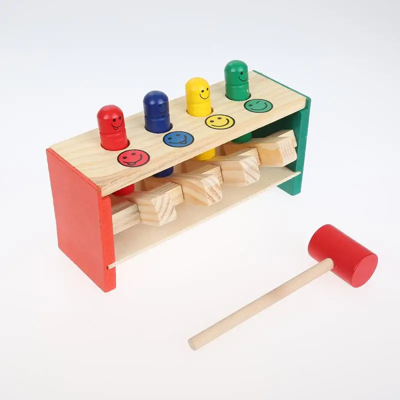 Детский деревянный перкуссионный стол игрушки красочные деревянные мини