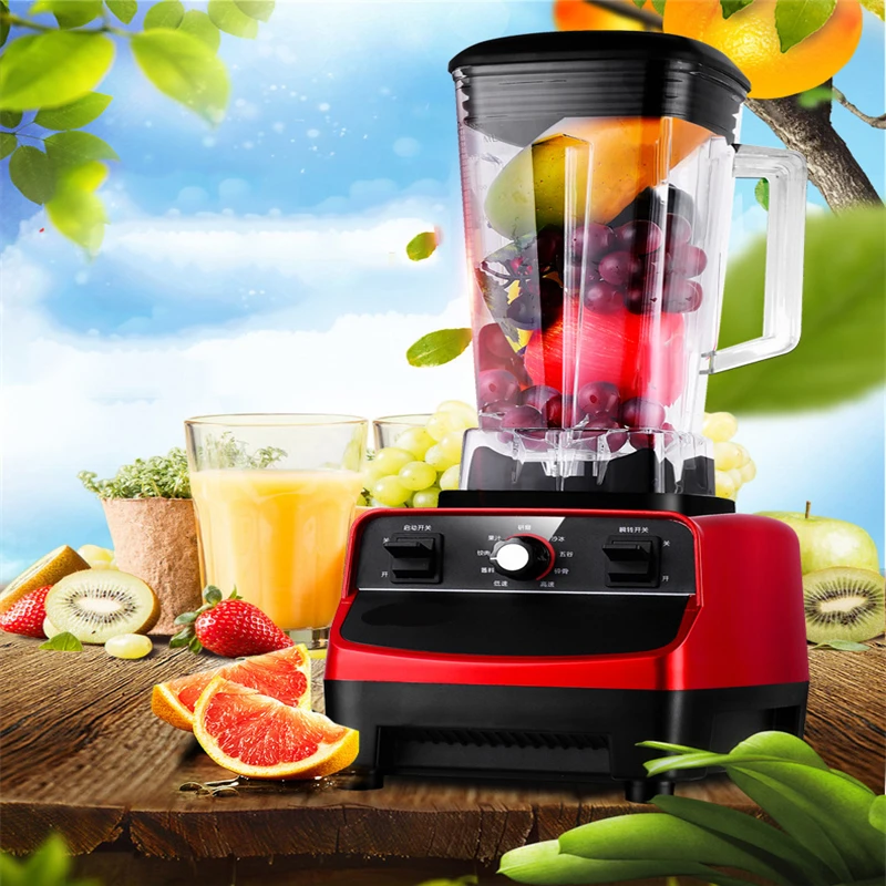 Многофункциональная домашняя соковыжималка для смузи с двойным мешалным
