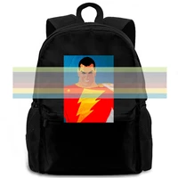shazam 5 for print brand style women men backpack laptop travel school adult student