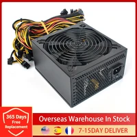 1800w atx eth mining machine power supply 160v 240v input 96 efficiency support 8 graphics cards for bitcoin mining device