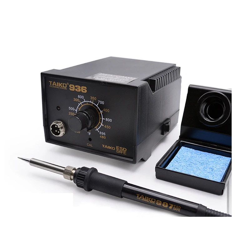 

TAIKD anti-static Adjustable thermostat 110V/220V electric iron soldering welding station soldering iron 936