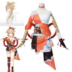 Женский костюм для косплея Yoimiya, оранжевый костюм для ролевых игр на Хэллоуин