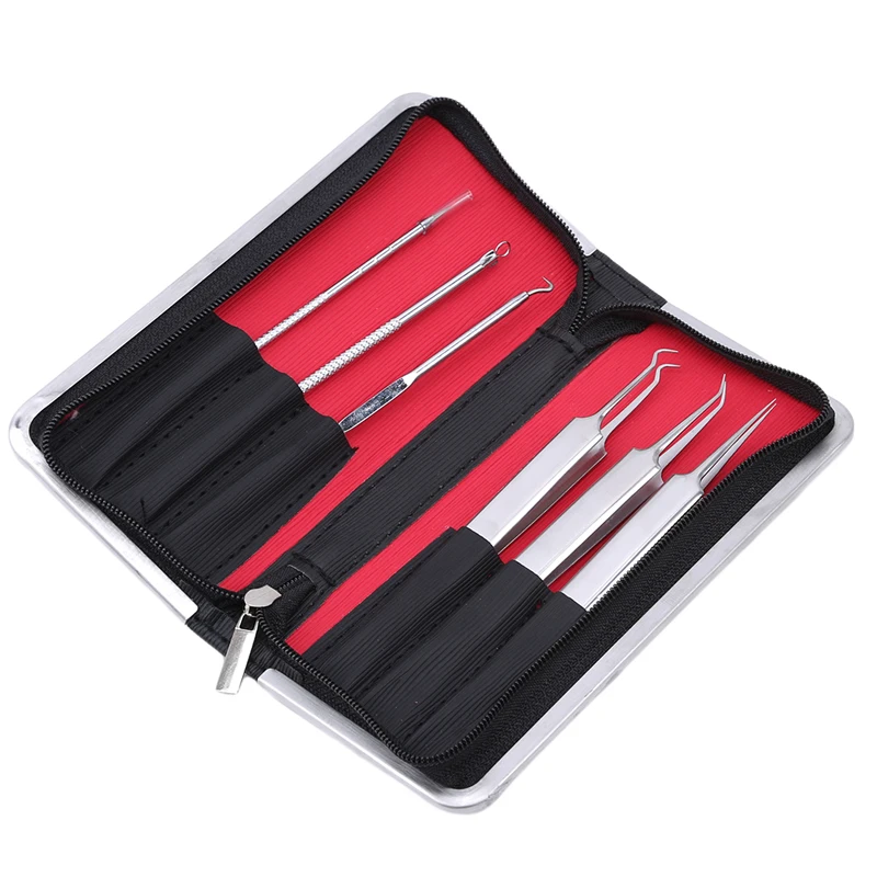 

Иглы для удаления черных точек, из нержавеющей стали, 6 шт.