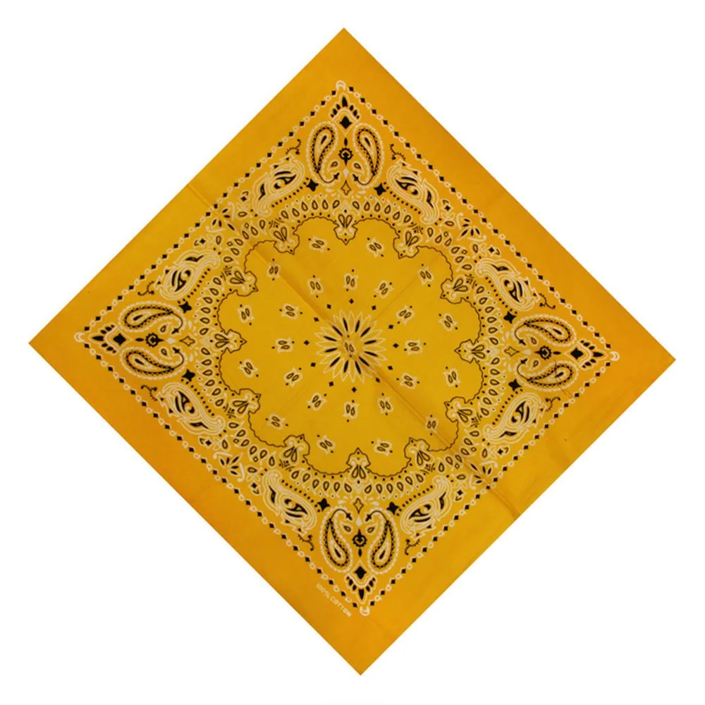 4 шт. новый квадратный шарф с двусторонним принтом мужской и женский тюрбан