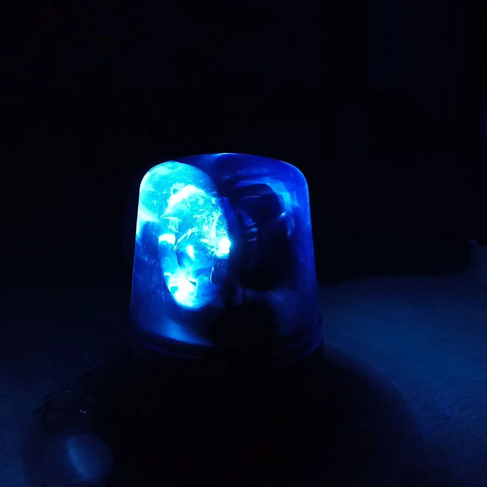 3 дюйма луч Маяк для рабочего стола, 360 градусов вращающийся светодиодный ночник проблесковый маячок для ди-Джея свет для сцены парти эффект мини Батарея приведенный в действие вечерние мигающий