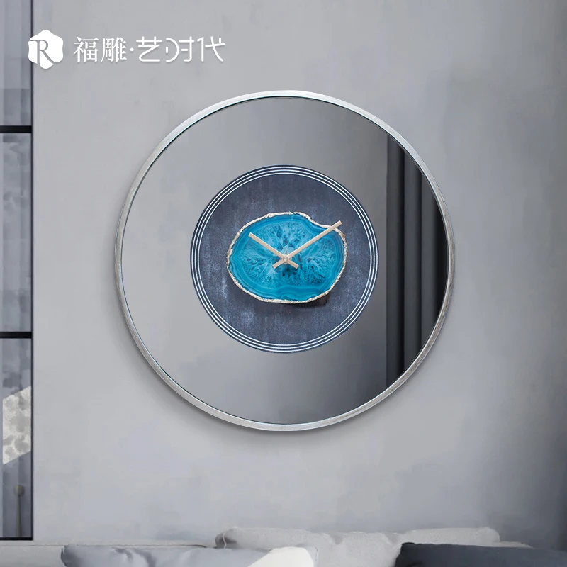 Настенные часы в классическом стиле креативные бесшумные офисные стеклянные не