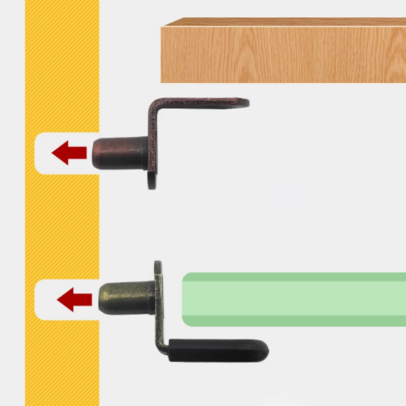 10 шт. стальная подставка для полки со штекером Шпилька кухонного шкафа книжного