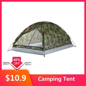 12 Человек Кемпинг Палатка Пляжная Палатка Однослойная палатка портативный камуфляж полиэстер PU1000mm Кемпинг Туризм Открытый Тент