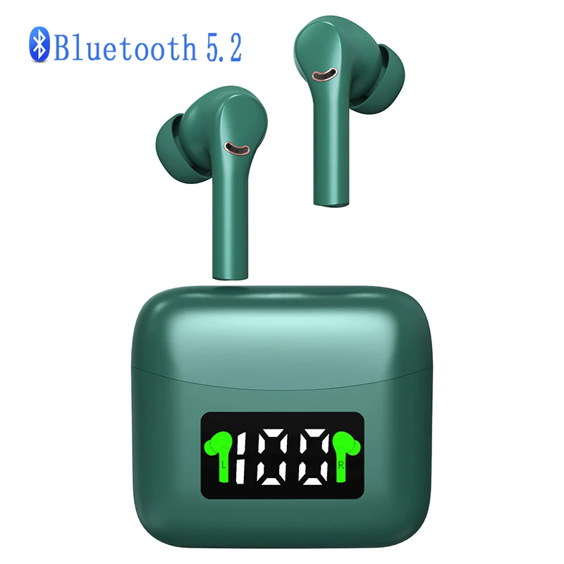 J5 наушники вкладыши TWS Bluetooth Беспроводной 5 2 сенсорный Управление Шум