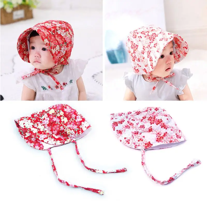 

Newborn Baby Floral Vintage Photography Hat Girls Props Cap Children Bonnet Hat