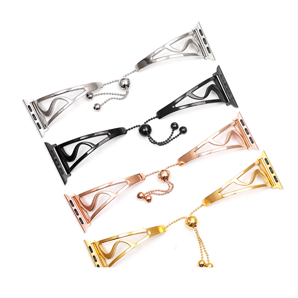 

Stainless Steel strap for Apple Watch band 44mm 40mm Iwatch band 42mm 38mm Metal watchband bracelet apple watch serie 3 4 5 se 6