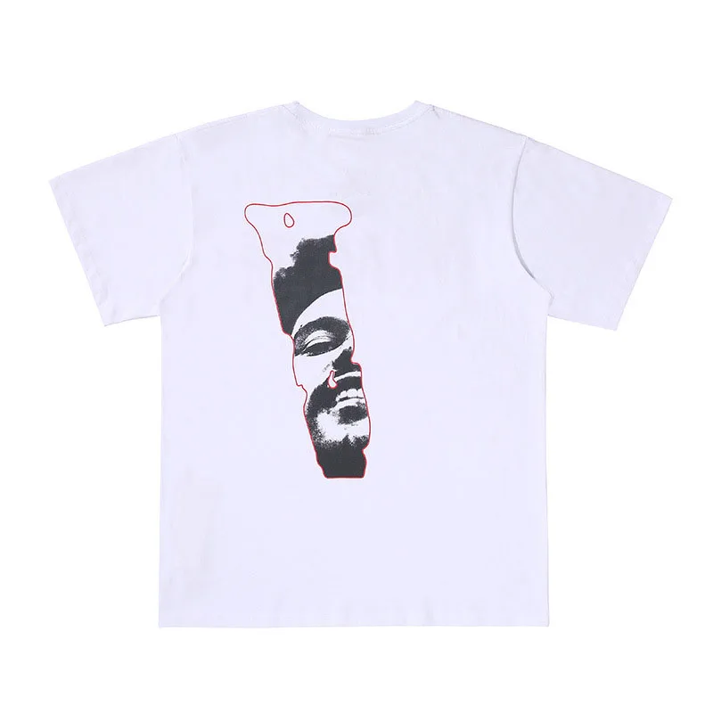 

Vlo Fashion Designer Men Women High Quality Tees Tops T-shirts Summer Men Clothing T Shirt Shirts Black White