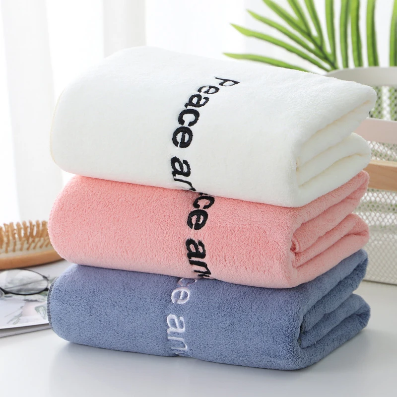 

Полотенце из микрофибры с вышивкой, 70x32 см