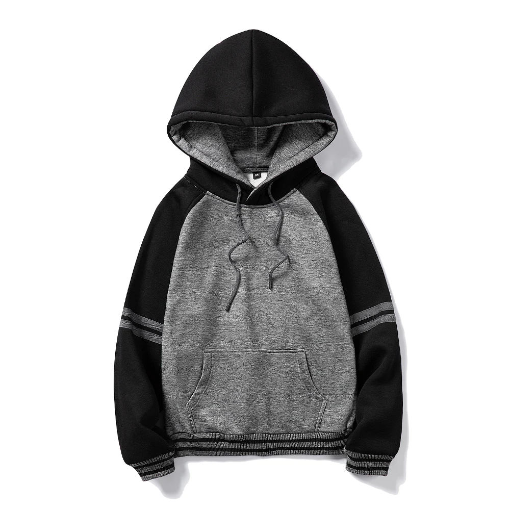 

Men Hoodies Sweatshirts Harajuku 2020 Autumn Winter Casual Hoodie Men's Patchwork Hip Hop Streetwear Hooded Pullover Men Clothes