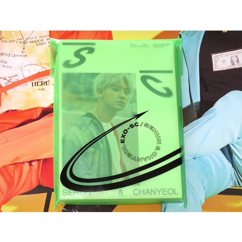 Подписанный EXO SC SeHun Chanyeol autographed What a Life mini 1-й альбом k-pop 79