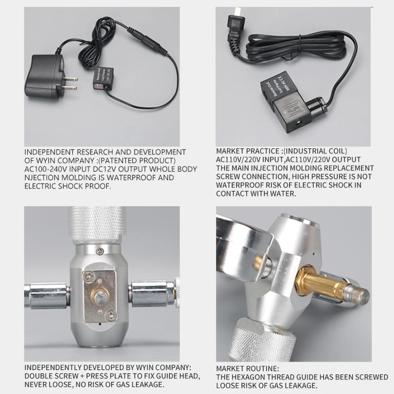 

Fish Tank DIY CO2 Regulator Solenoid Vvalve Bubble Counter Fine-Tuning Valve CO2 Reaction Control System Pressure Reducing Valve