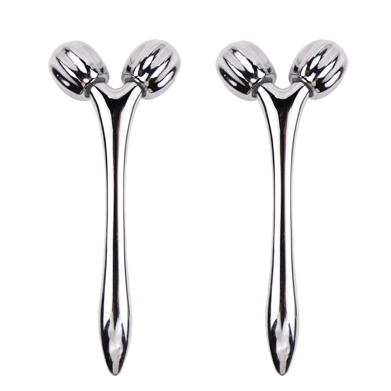 

Facial Cream Double Roller Face Lift Wrinkle Removed 3D Cosmetic Beauty Massager