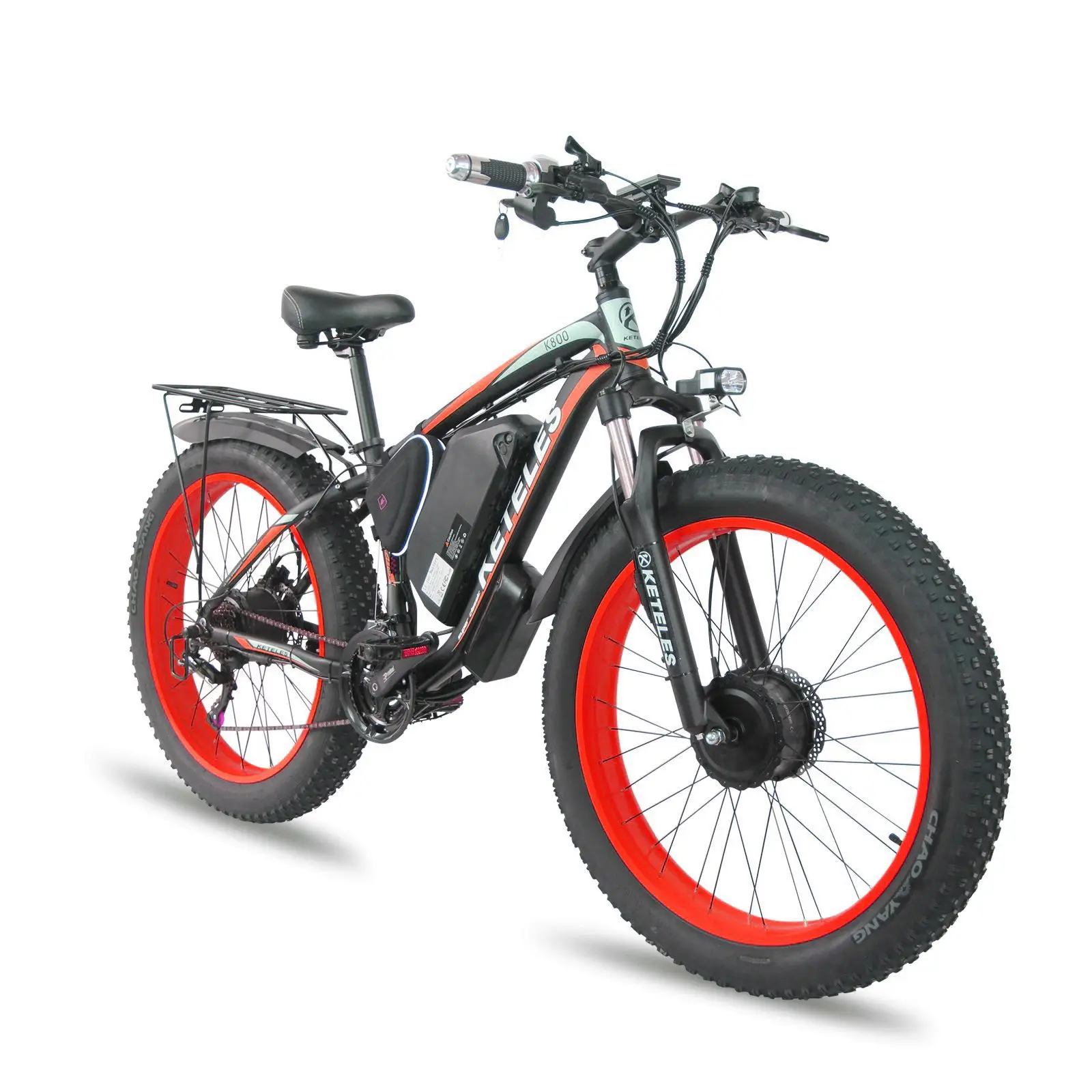 26 Inch 48v 23Ah Land Cruiser 48V 2000W Electric Bicycle 1000W Two Motor Driven E Bike 26 * 4.0 Fat Tire High Speed 50-60km/h
