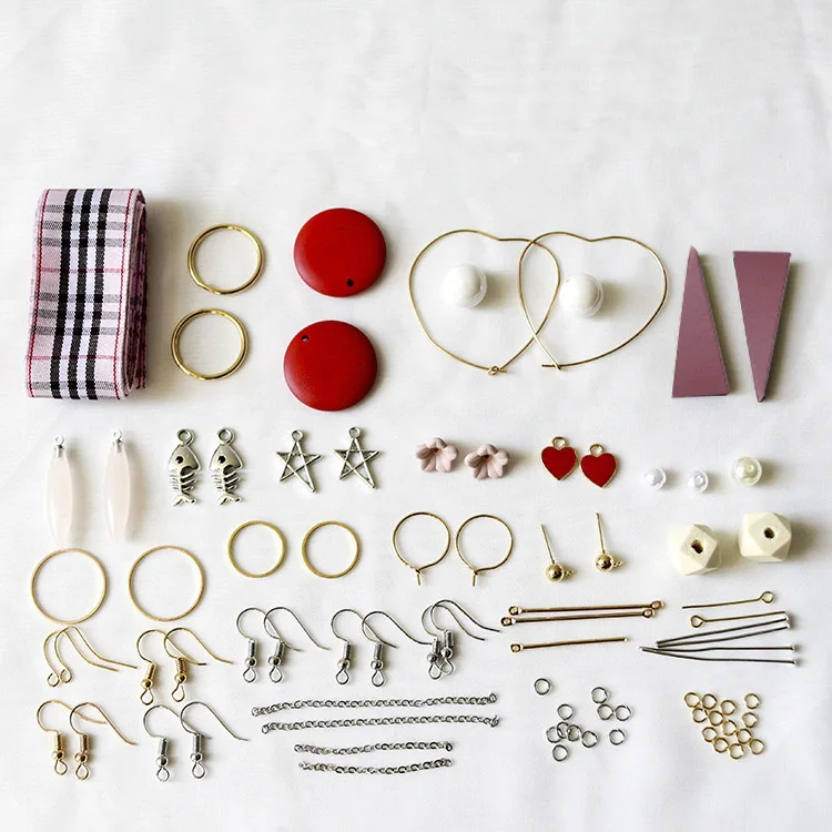 Fashion Geometric Flower Earrings For DIY Jewelry Package Suit Statement Tassel Hooks Handwork Makings Supplies | Украшения и