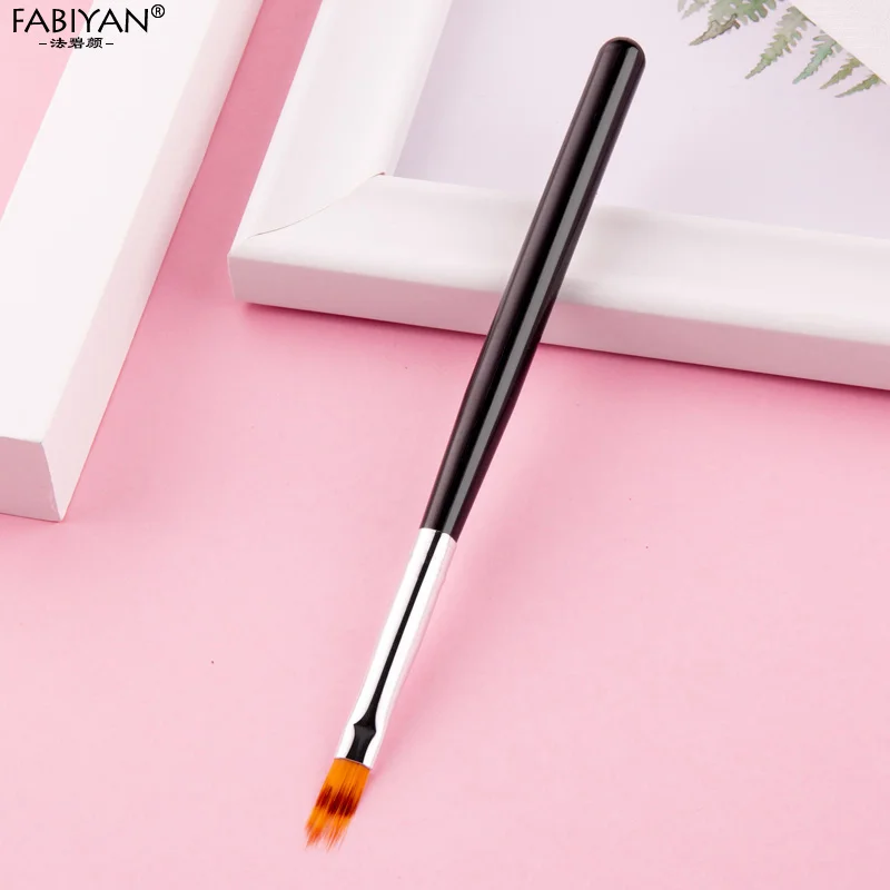 Кисть для дизайна ногтей с градиентом нейлоновая неровная ручка волос УФ Гель