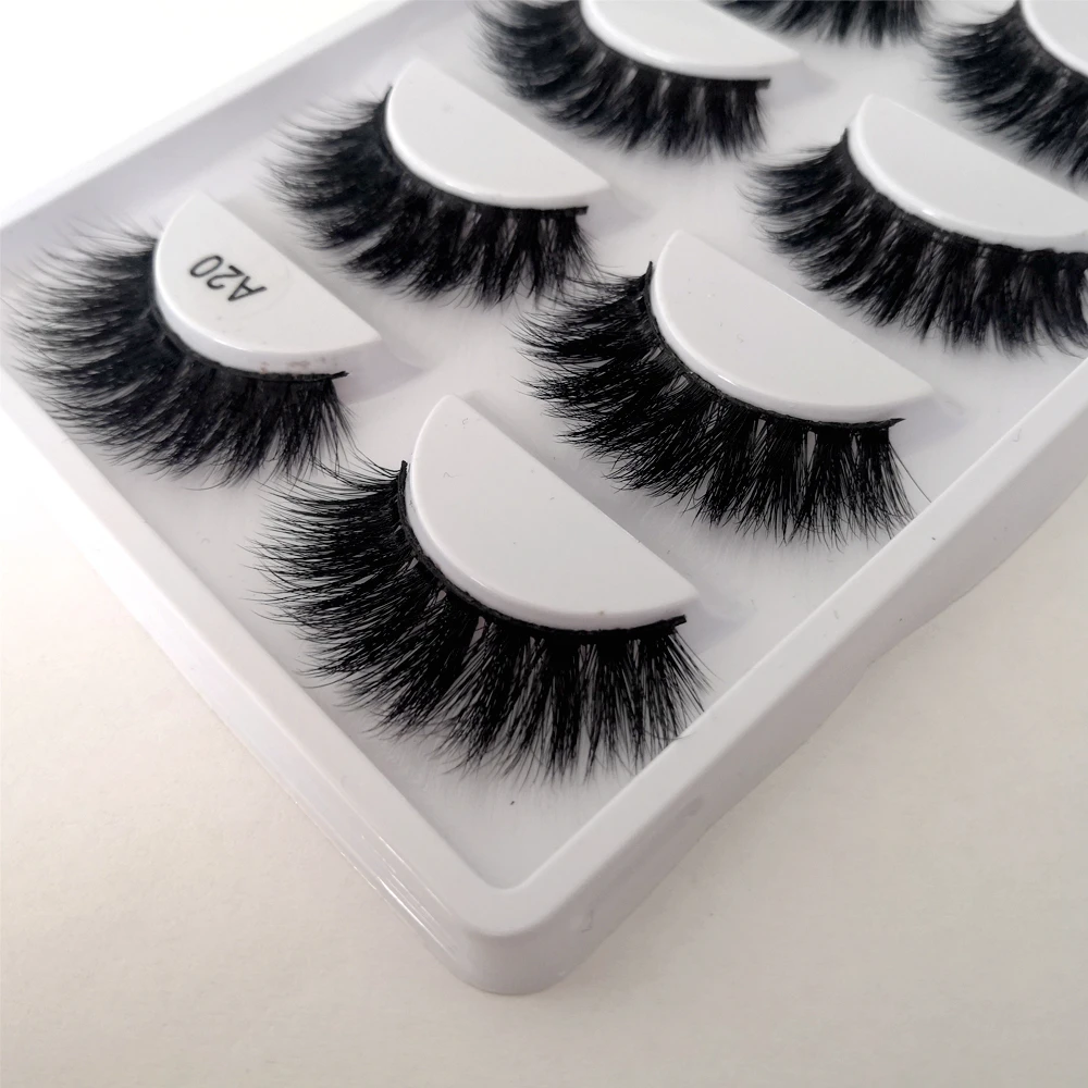 3D False mink eyelashes Long Thick Natural Individual Fake Eyelashes Extension Glue For Professional Set | Красота и здоровье