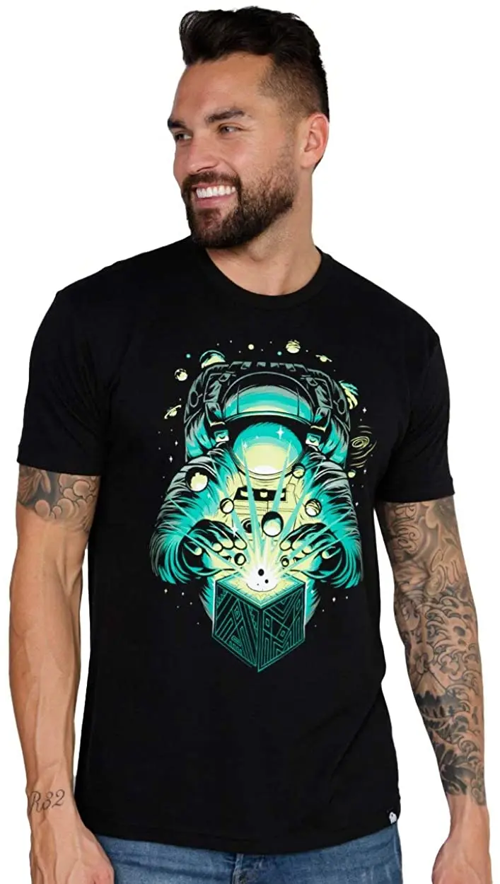 

2021 Summer Men T-shirt INTO THE AM Men's Graphic Tees - Novelty Graphic T-Shirts with Cool Designs T-shirt High Quality Tops