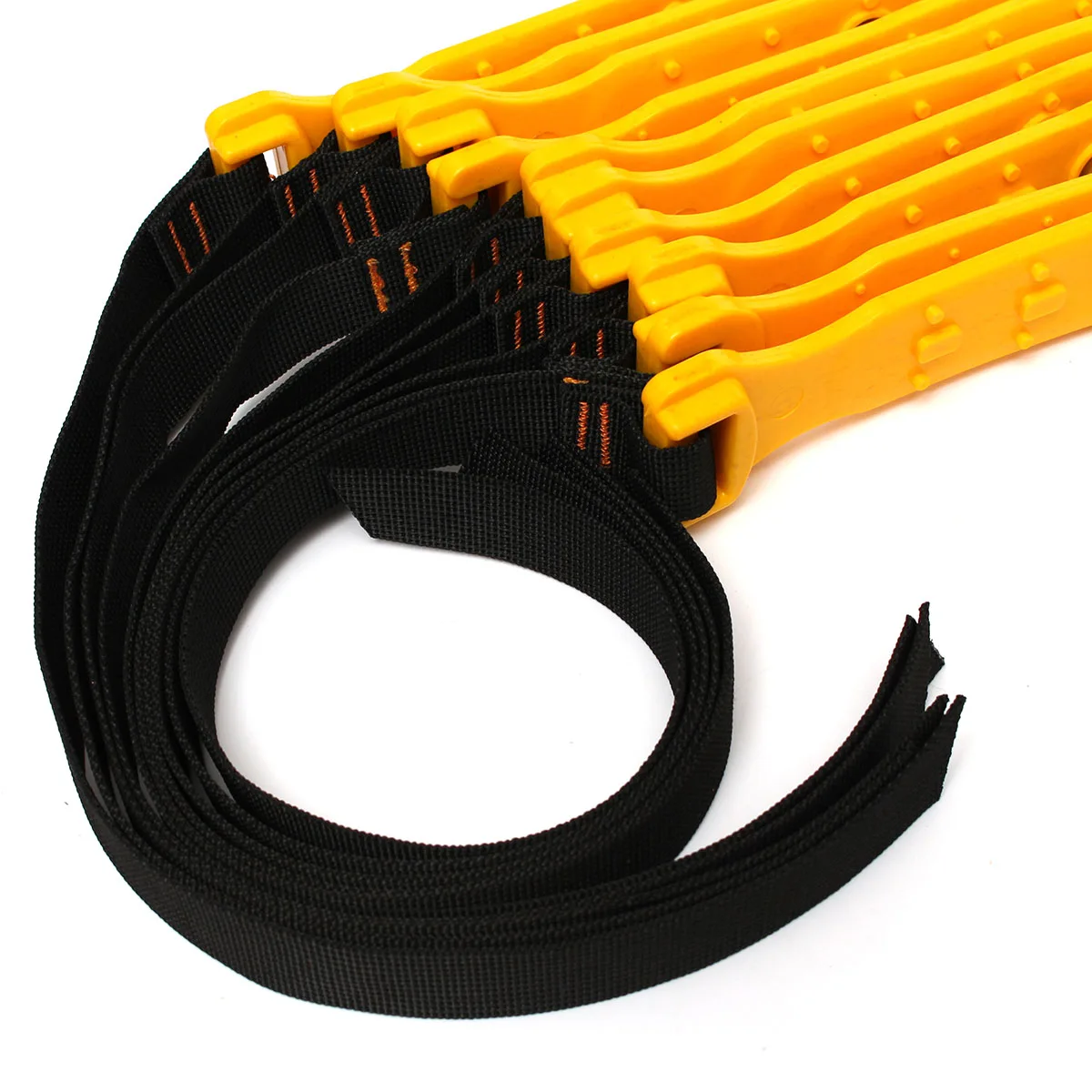 

10pcs Winter Car Tire Snow Chains Adjustable Anti-skid Safety Double Snap Skid Wheel TPU Chains For Truck Car SUV 185-255mm