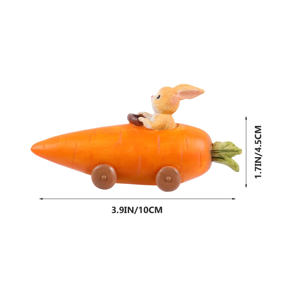 

1Pc Miniature Rabbit Micro Landscape Adornment Bunny Figurines for Fairy Garden