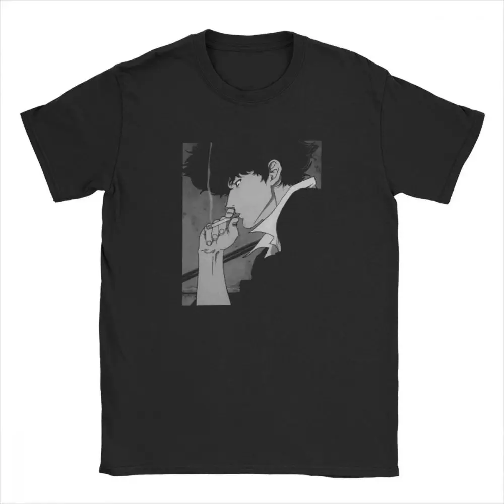 Футболка с принтом &quotКовбой Бибоп&quot для мужчин 100% хлопок футболка из аниме