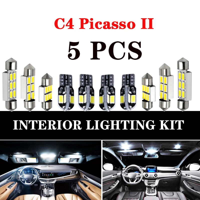 Идеальная лампочка для интерьера купольная карта освещения Комплект Citroen