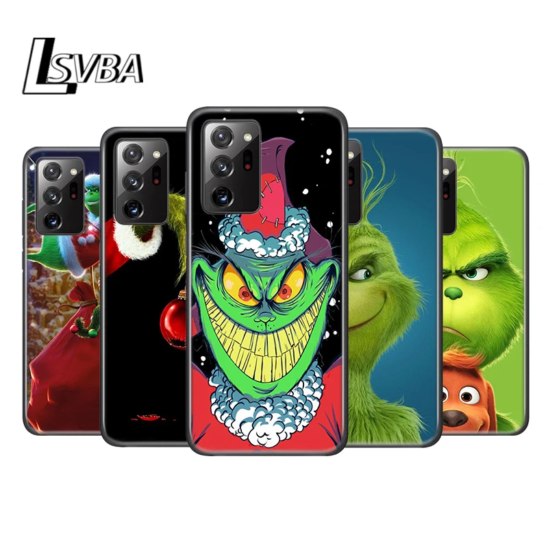 

Cute green monster For Samsung S20 FE Ultra Lite Plus A91 A72 A71 A52 A51 A41 A31 A21S A21 A11 A02S A01 Phone Case