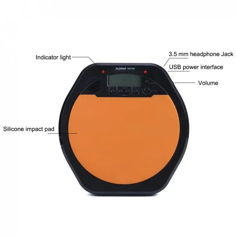 Meideal 30-280 Tempo / Min Digital Electric Metronome Drum Pad for Training / Practice enlarge