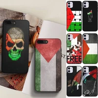 palestine flag phone case fundas shell cover for iphone 6 6s 7 8 plus xr x xs 11 12 13 mini pro max