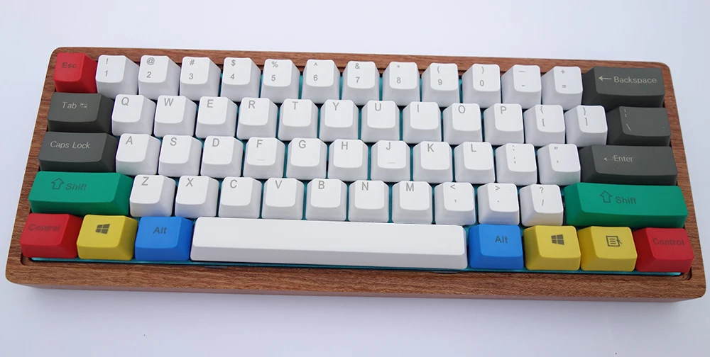 GH60 механическая клавиатура DIY Пластик чехол прошитый с QMK прошивки программируемый покер чистый HHKB Minila XD60 XD60