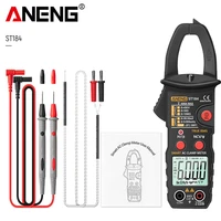 aneng st184 digital multimeter true rms 6000 counts professional measuring clamp meter acdc voltage ac current ohm testers